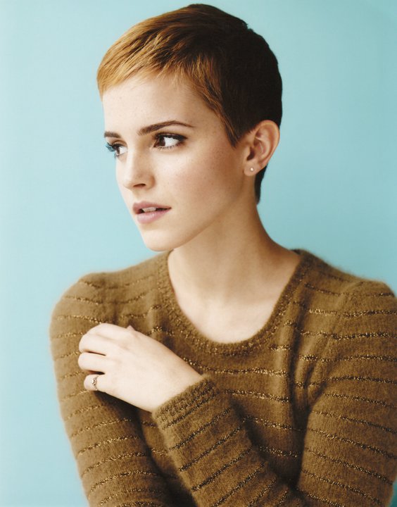 I love her short hair