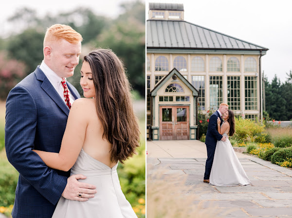 Rawlings Conservatory Engagement Session photographed by Heather Ryan Photography