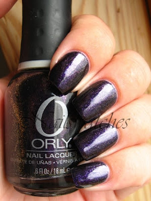 orly cosmic FX cosmix collection for fall winter 2010 glass flecked foil like nailswatches out of this world zoya mimi dupe purple glass flecks nails