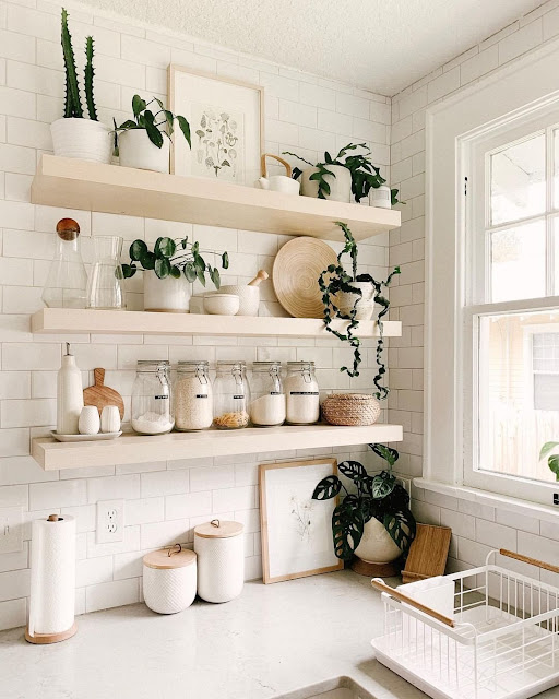 20+ Beautiful Open Kitchen Shelving Ideas