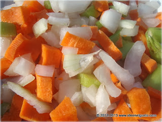 sedano,cipolle carote