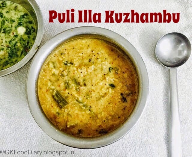 Puli Illa Kuzhambu Recipe Tirunelveli Special Kuzhambu Withouttamarind Kuzhambu Recipes