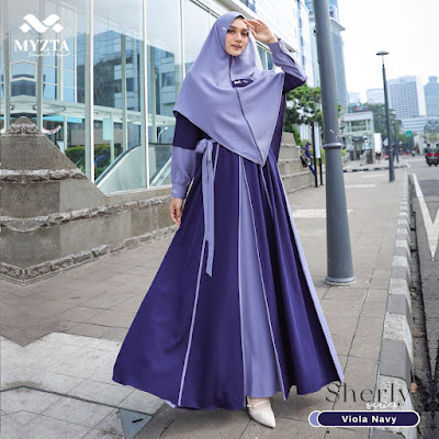 7 Warna Baju Gamis Myzta  Model Terbaru 9