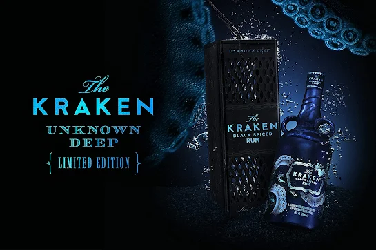 The Kraken Black Spiced Rum - Deep-Sea Bioluminescence