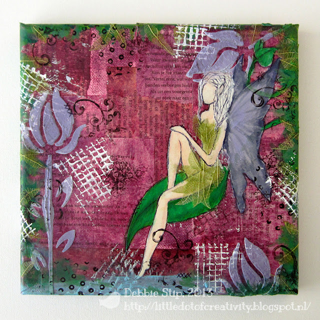 Mixed Media Monday ~ Fairy