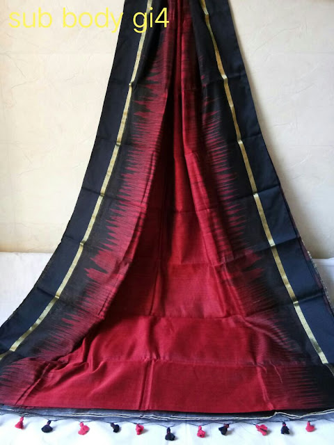  Ikkat Handloom Sarees