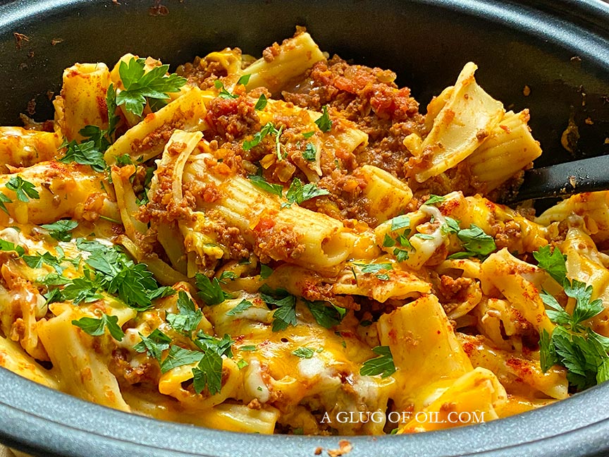Slow Cooker Bolognese Pasta - no browning recipe