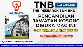 Jawatan Kosong TNB Mac 2024 / Gaji Permulaan RM2,000.00!