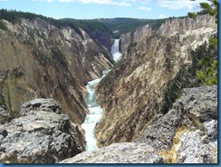 Lower Falls in the Grand Canyon of Yellowstone