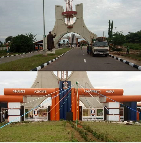  Check out the new look of Unizik School gate 