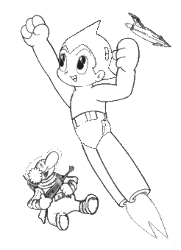 Desenhos do Astro Boy para Colorir e Imprimir