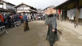 京都・東映太秦映画村 ちゃんばらショーの岡田以蔵 SAMURAI