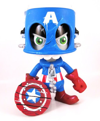 Captain America Mork Custom Vinyl Figure by MaloOne