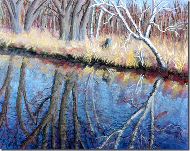 a184pastel_TheCreekWakes in Spring