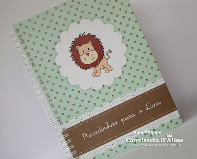 caderno personalizado assinaturas recados