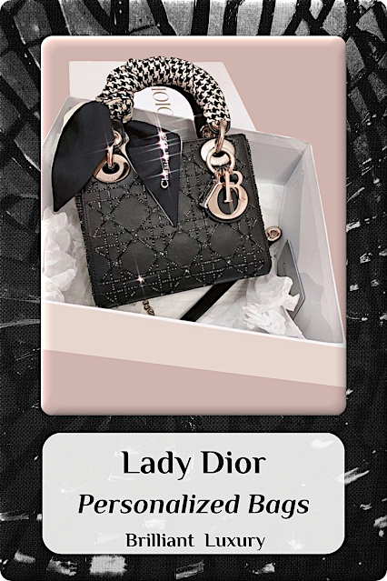 ♦Personalized Lady Dior Bags #ladydior #dior #bags #brilliantluxury