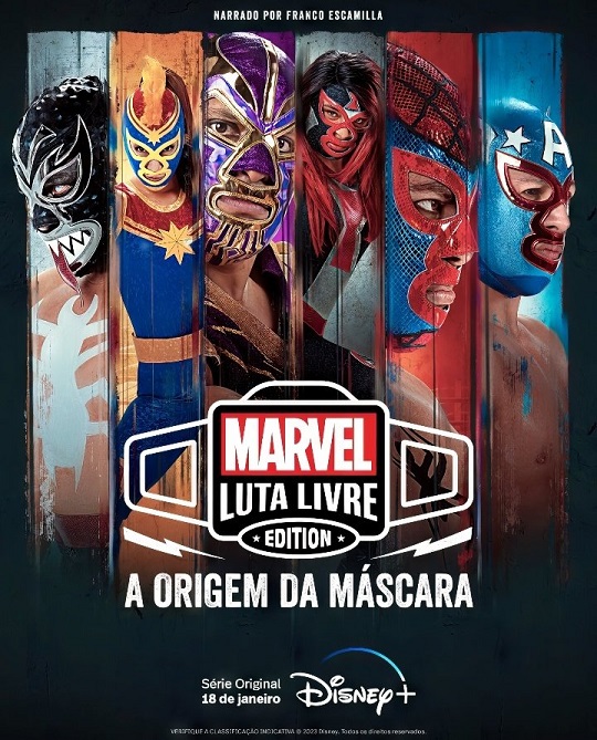Universo Marvel 616: Disney+ lançará série de Luta Livre Mexicana inspirada  em Heróis Marvel