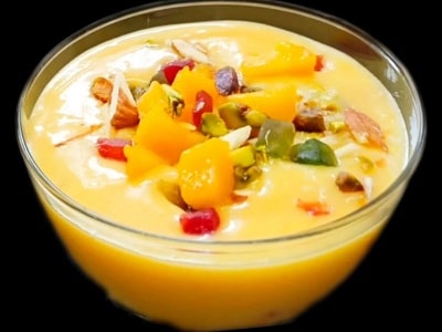 Mango Custard Recipe In Hindi