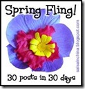 spring fling button