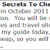 How to Get Cheap Flights - Hidden Secrets