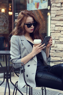model rambut wanita korea panjang