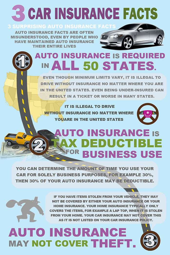 Car Insurance Trivia and Stats : Infographic