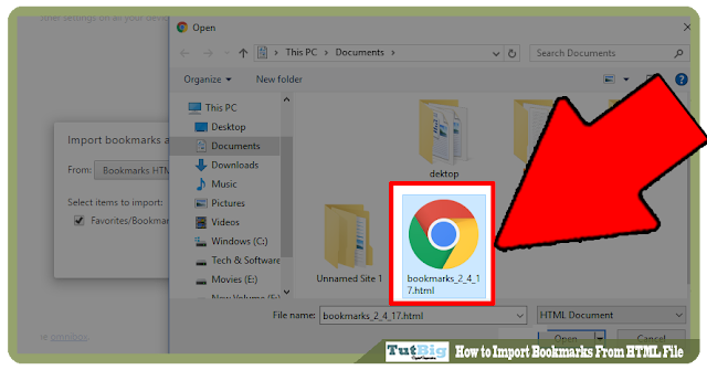 How to Import Bookmarks From HTML File