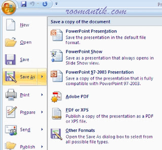 Membuat presentasi PowerPoint sanggup mulai presentasi gres yang kosong dari slide Cara Membuat Presentasi  dengan PowerPoint 2007