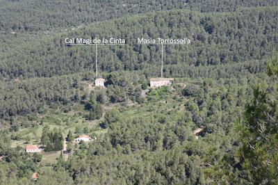 LA JUNCOSA DEL MONTMELL - BAIX PENEDÈS, Masia Torrossolla des de la Creu del Cap de la Serra del Montmell