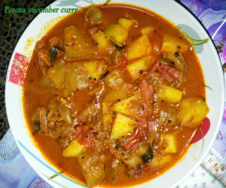 Potato cucumber curry