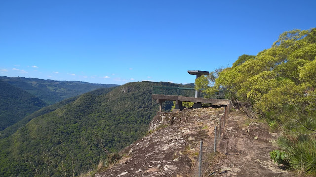 Mirante Gelain, vista lateral