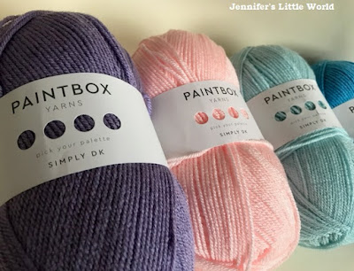 Paintbox yarns in different colours