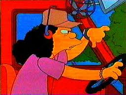 bus driver on simpsons