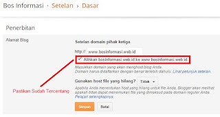 Pengaturan domain agar dapat diakses dengan atau tanpa www