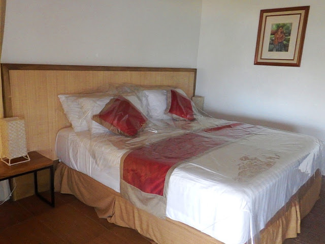 bed of Villa #1 at Mikomiko Resort in Mondragon Northern Samar