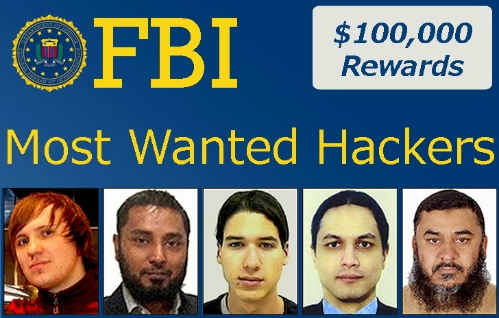 FBI offering $100,000 reward for information on Most Wanted Cyber Criminals