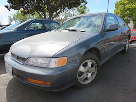 Santa's Accord in an uncharacteristic faded green.