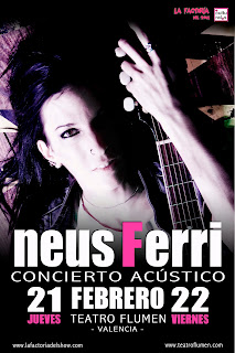 Conciertos Neus Ferri en Valencia