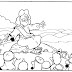  Desenho de Jesus Pregando Para Colorir