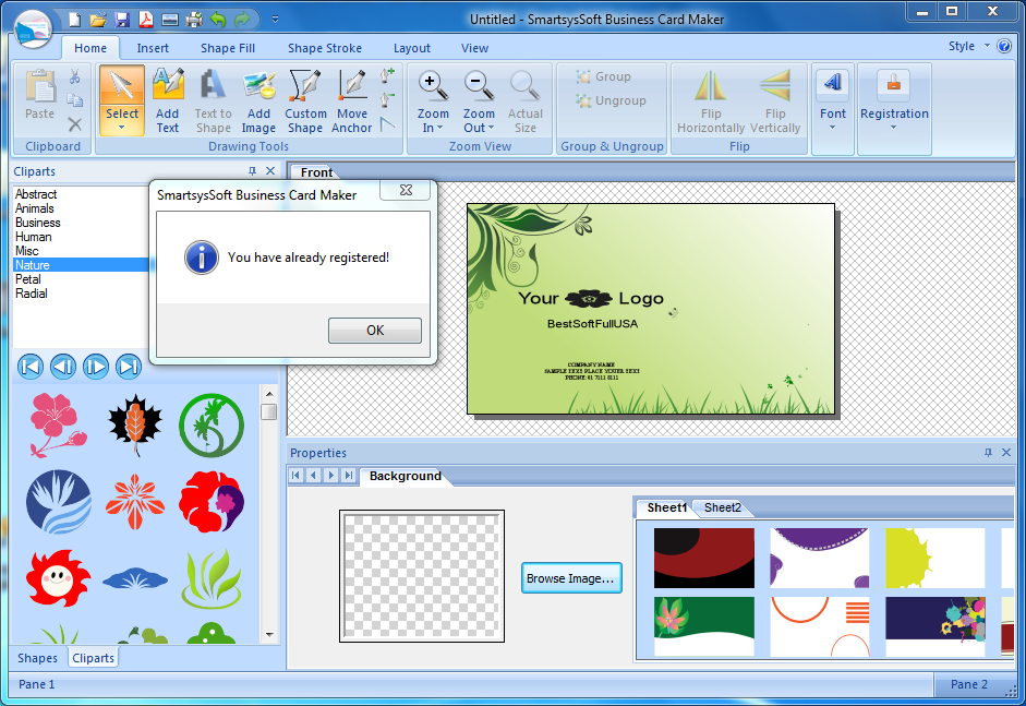 Business Card Maker v2.30 Final + Serial - DZ MAG