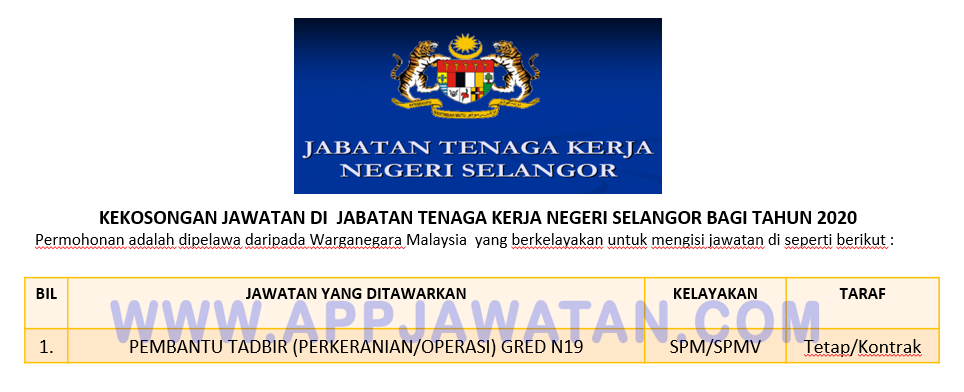 jabatan tenaga kerja negeri johor