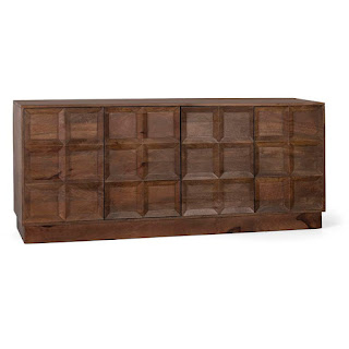 Aparador buffet clasico madera maciza 4 puertas