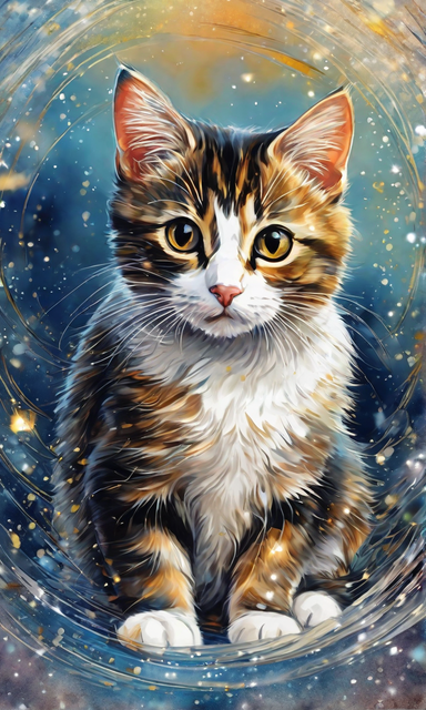 Beautiful HD Cat art wallpapers