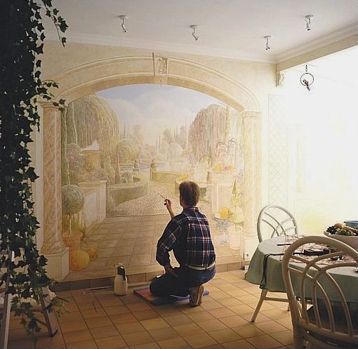 3d paintings on wall