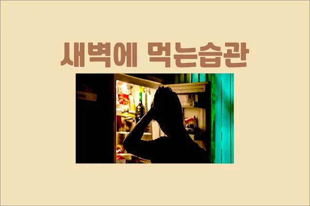새벽에-음식을-먹는-습관