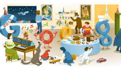 Google despide el año con nuevo doodle.