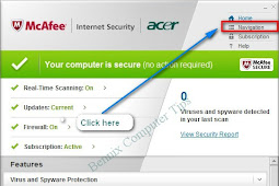 How to Disable the Firewall Settings in McAfee Security Suite?