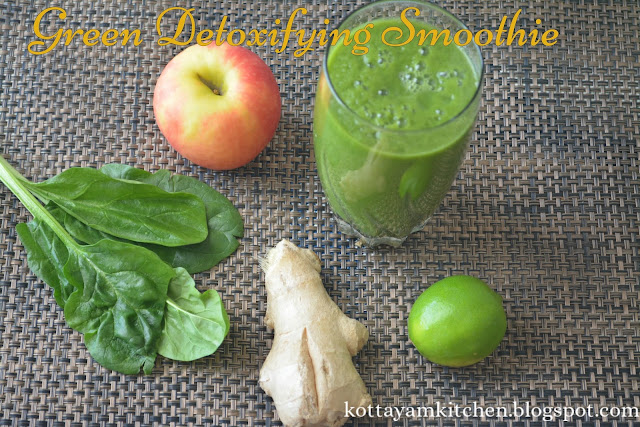 Green Smoothie- Detoxifying smoothie recipe#Healthy Smoothie recipes