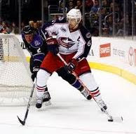 Rick Nash of the Columbus Blue Jackets