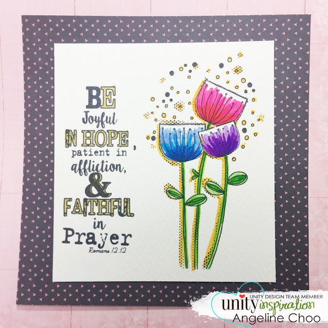 ScrappyScrappy: Joyful and Faithful [NEW VIDEO] #scrappyscrappy #unitystampco #stamp #stamping #koibrushpen #coloring #sakura #winkofstella #bible #jesus #bibleart